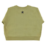 Sweatshirt - Olive green with tiger print