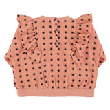 Sweatshirt - Pink with black stars