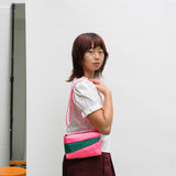 The New Bum Bag Fluo Pink & Seaweed Small