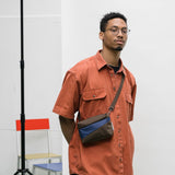 The New Bum Bag Mud & Navy Small