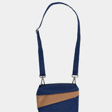 The New Bum Bag Camel & Navy Small