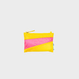 The New Pouch TV Yellow & Fluo Pink Small
