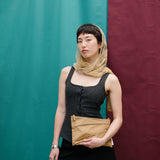 The New Pouch Mono Camel Medium