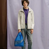 The New Shopping Bag Blue & Dark Petrol Medium