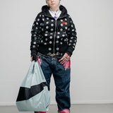 The New Shopping Bag Surf Spray & Black Large