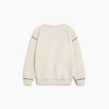 TNS Logo Sweatshirt Whisper White Melange Multicolor