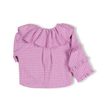 Les Top - Lila Checkered