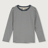 Longsleeve Tee | New Fit | Blue Grey - Cream