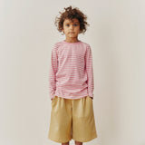 L/S Tee | Bubblegum - Cream