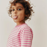 L/S Tee | Bubblegum - Cream
