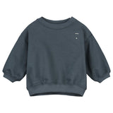 Baby Dropped Shoulder Sweater Blue Grey