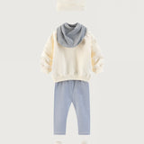 Baby Dropped Shoulder Sweater Cream