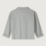 Longsleeve Polo Shirt | Grey Melange
