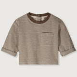 Baby Longsleeve Pocket Tee | Woody - Cream