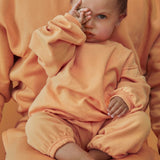 Baby Dropped Shoulder Sweater | Melon