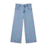 Embro Lips Denim Trousers