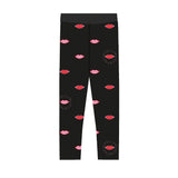 Logo Lips Polyamide Jersey Leggings