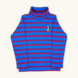 Turtleneck - Striped Blue