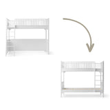 Seaside Conversion kit Classic loft bed to bunk bed w. vertical ladder 021219