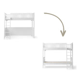 Seaside Conversion kit Classic loft bed to bunk bed w. slant ladder 021217