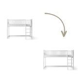 Seaside Conversion kit Classic junior low loft bed to Low loft bed