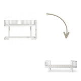 Wood Conversion kit Original low loft bed ladder bed end to bed, white