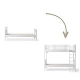 Seaside Conversion kit Classic bed/day bed to bunk bed w. slant ladder 021217