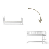 Seaside Conversion kit Classic bed/day bed to low loft bed