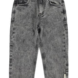 Unisex trousers - Washed black denim
