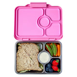 Yumbox Pret RVS 4 vakken - Versailles Pink Glitter