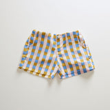 Shorts - Hemp/Gingham