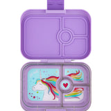 Yumbox Panino 4-vakken - Lavande Paars / Eenhoorn tray