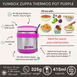 Yumbox Zuppa 415ml - Bijoux paars met lepel