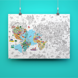 COLORING POSTER - ATLAS