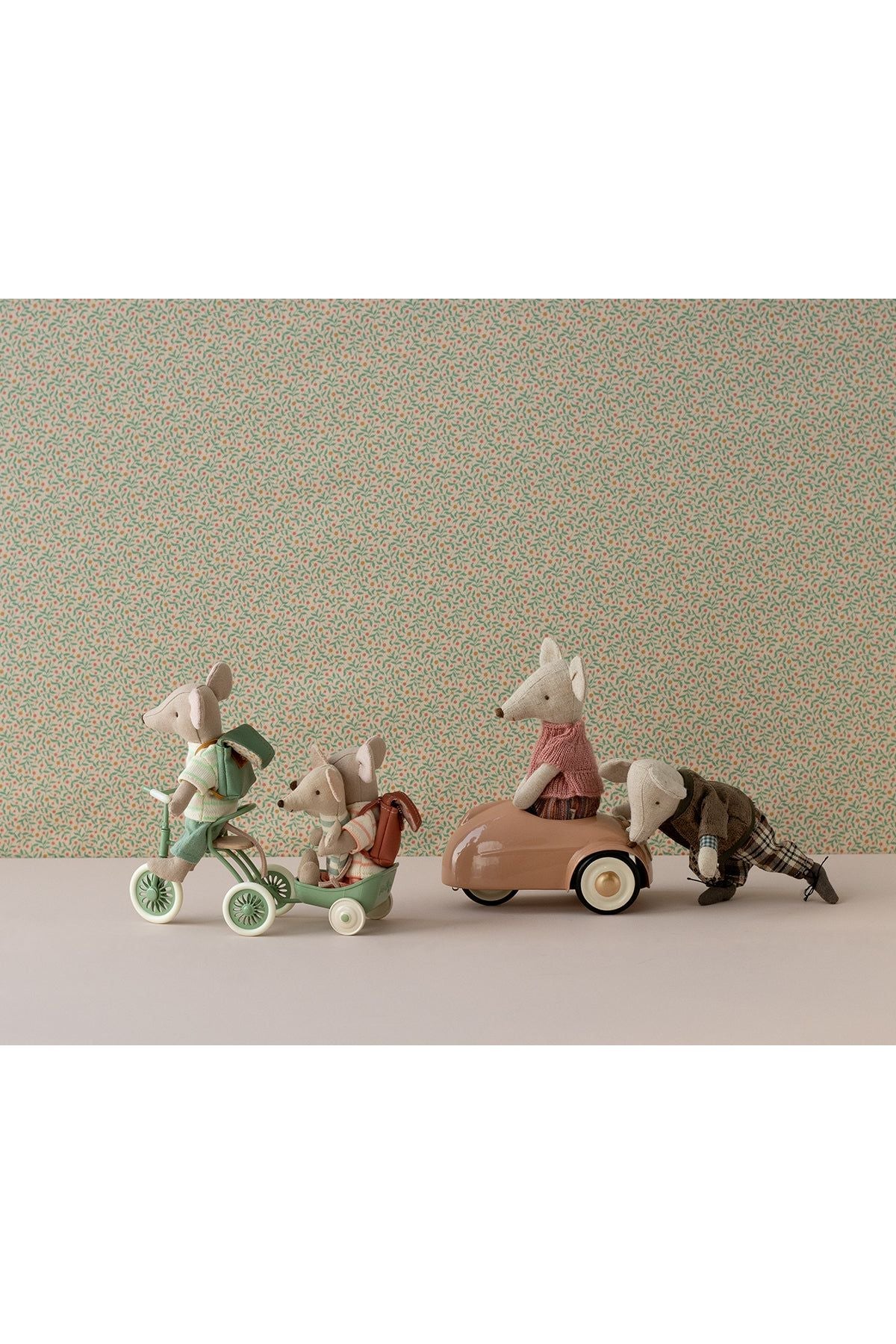 Abri A Tricycle, Mouse - Green van Maileg | Kids Conceptstore Le Fanfare
