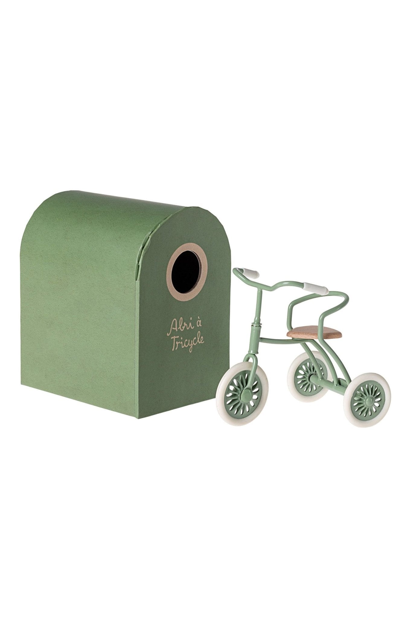 Abri A Tricycle, Mouse - Green van Maileg | Kids Conceptstore Le Fanfare