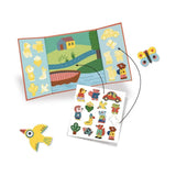 Achtergrond en herplaatsbare stickers. Dieren. van Djeco | Kids Conceptstore Le Fanfare