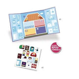 Achtergrond en herplaatsbare stickers. Huis. van Djeco | Kids Conceptstore Le Fanfare