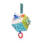 Activiteitenblok van stof - La mare aux grenouilles van Moulin Roty | Kids Conceptstore Le Fanfare