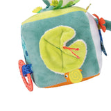 Activiteitenblok van stof - La mare aux grenouilles van Moulin Roty | Kids Conceptstore Le Fanfare