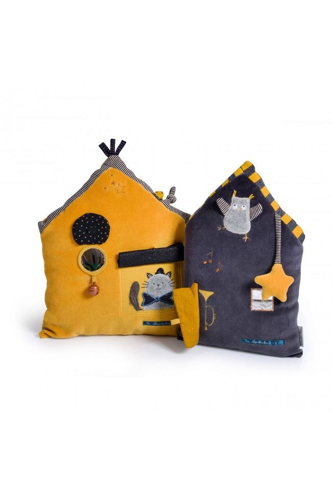 Activiteitenkussen Huis Mosterd van Moulin Roty | Kids Conceptstore Le Fanfare
