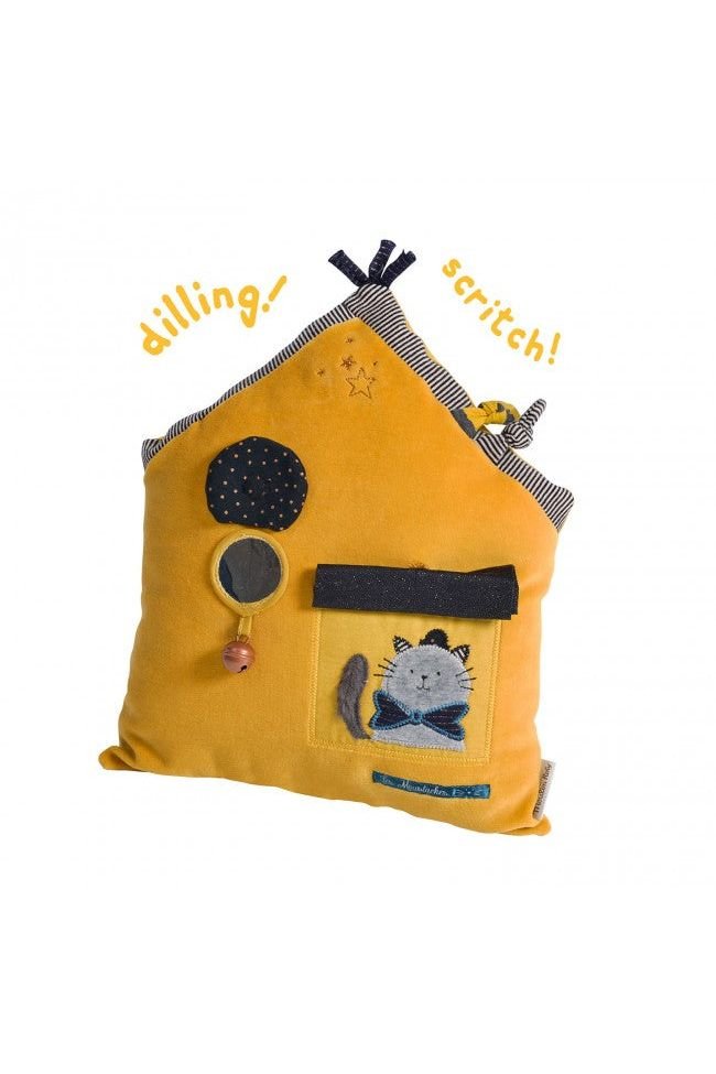 Activiteitenkussen Huis Mosterd van Moulin Roty | Kids Conceptstore Le Fanfare