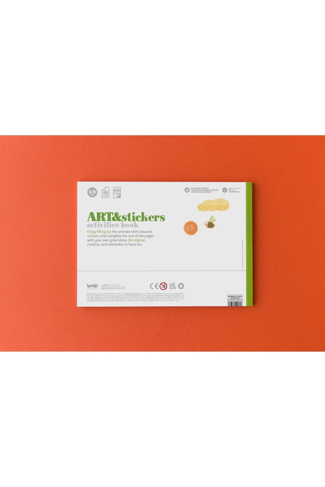 Activity Book - Art & stickers van Londji | Kids Conceptstore Le Fanfare