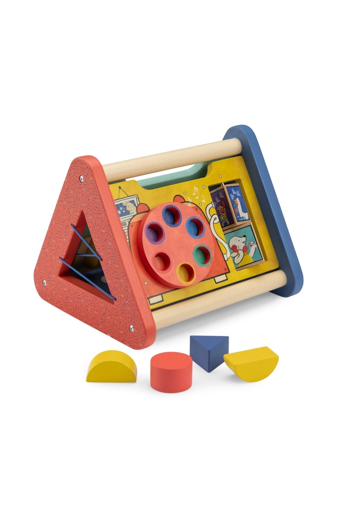 Activity triangel - Puce & Pilou van Moulin Roty | Kids Conceptstore Le Fanfare