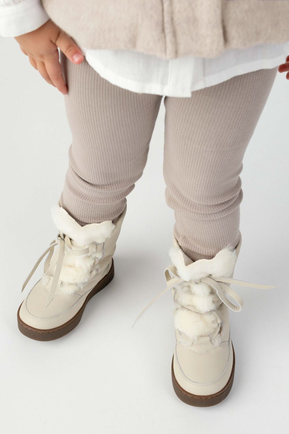 Affy Leggings - Grey Violet van Donsje Amsterdam | Kids Conceptstore Le Fanfare