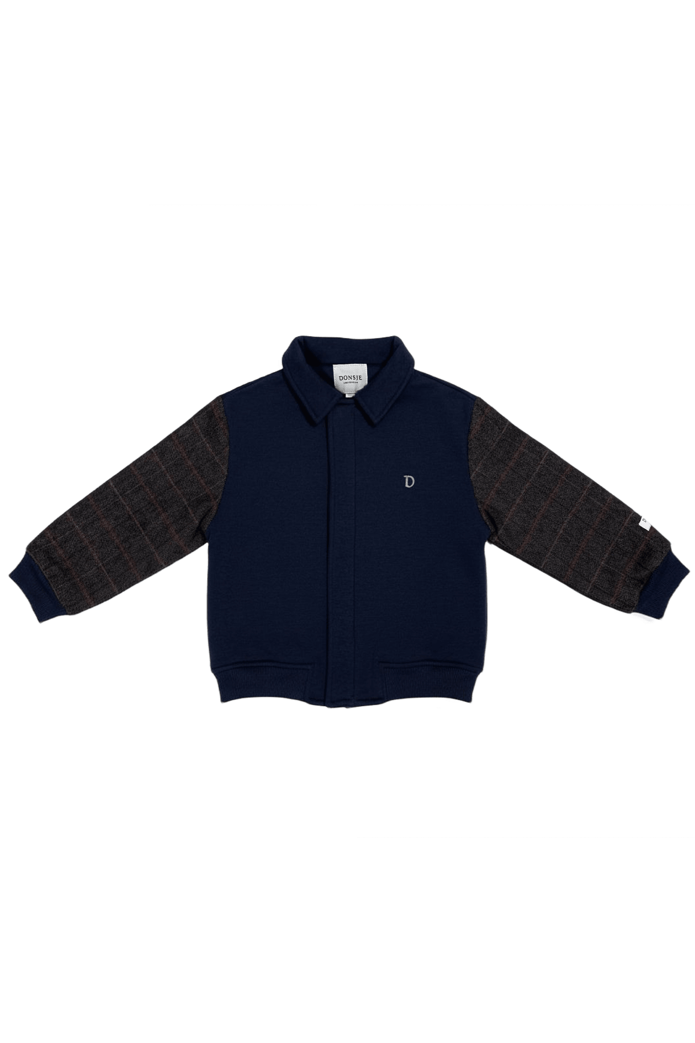 Alaric Bomber Jacket - Navy Blue van Donsje Amsterdam | Kids Conceptstore Le Fanfare