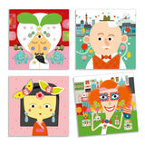 Allemaal verschillend - Creëren met stickers van Djeco | Kids Conceptstore Le Fanfare