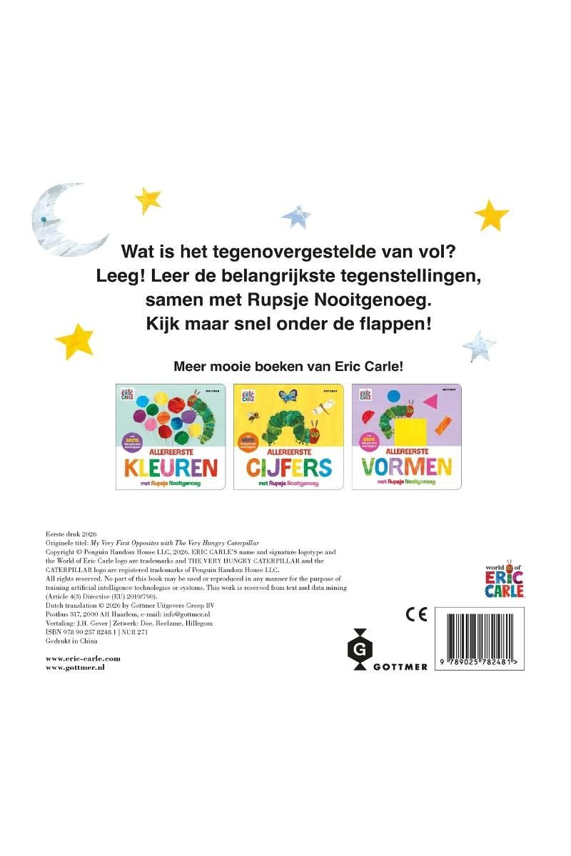 Allereerste tegenstellingen met Rupsje Nooitgenoeg van Gottmer | Kids Conceptstore Le Fanfare