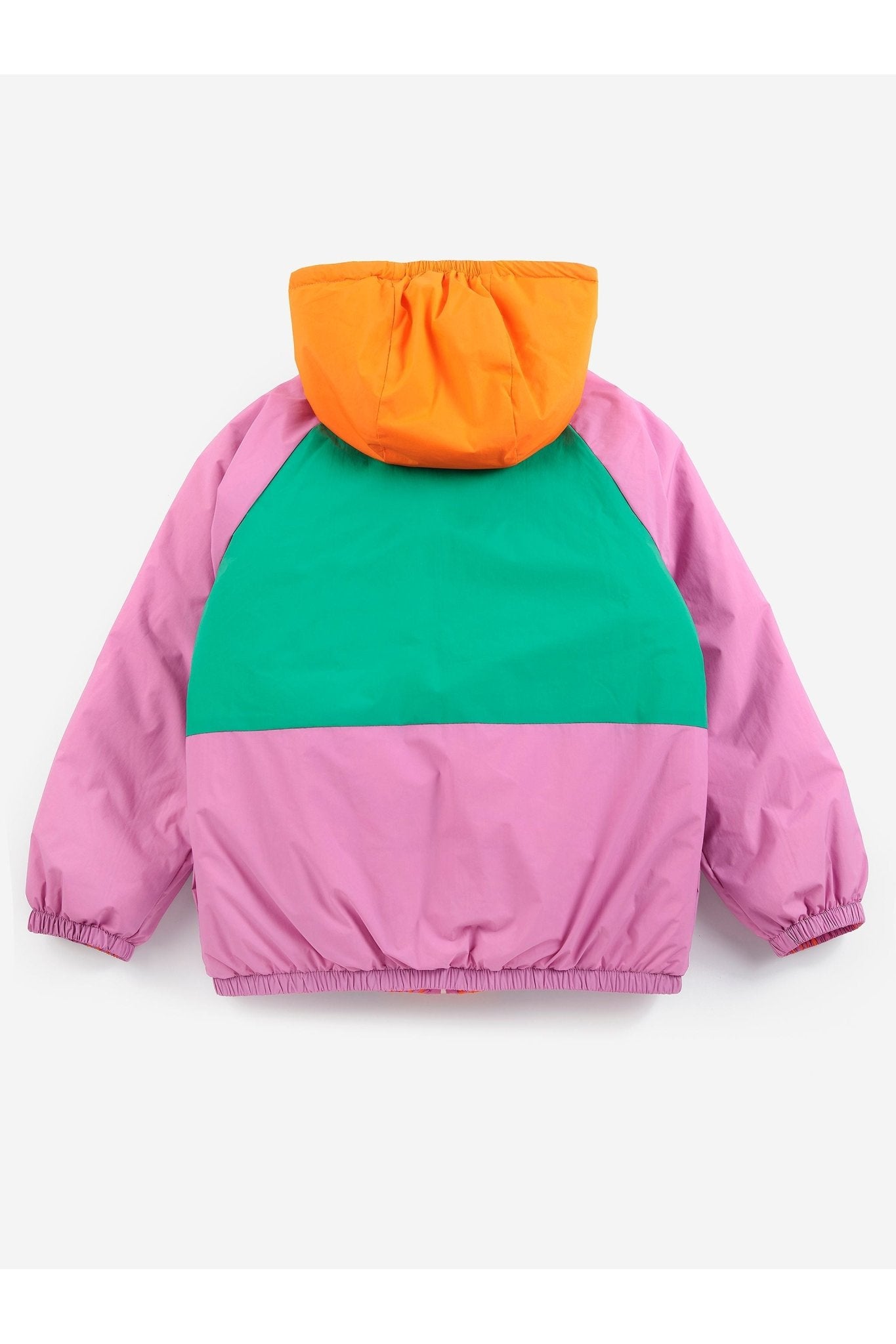 Almost Moiré all over reversible anorak - Fuchsia van Bobo Choses | Kids Conceptstore Le Fanfare
