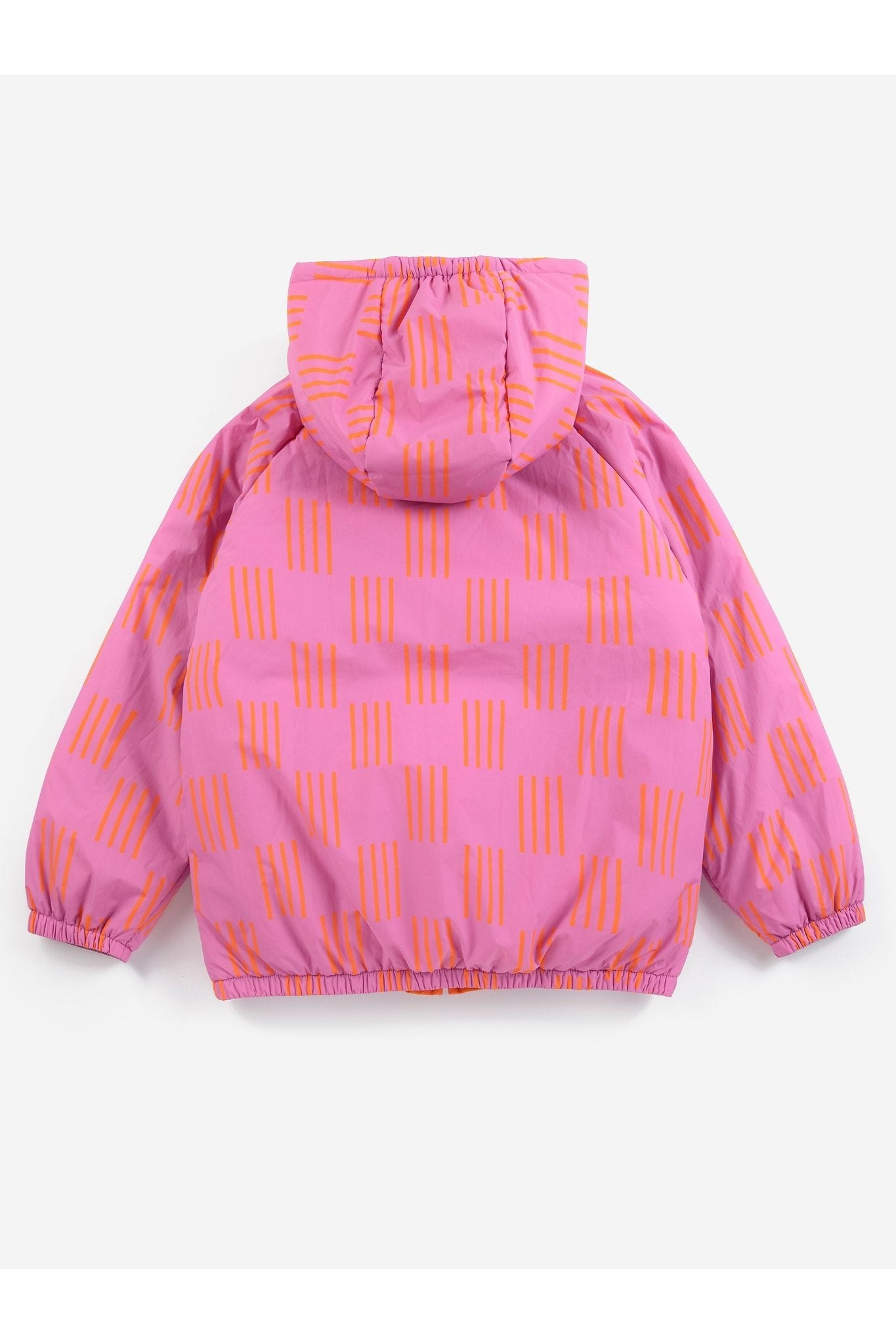 Almost Moiré all over reversible anorak - Fuchsia van Bobo Choses | Kids Conceptstore Le Fanfare